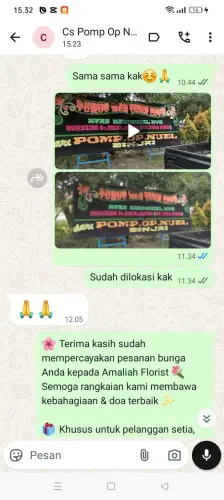Testimonial Papan Bunga cimekar