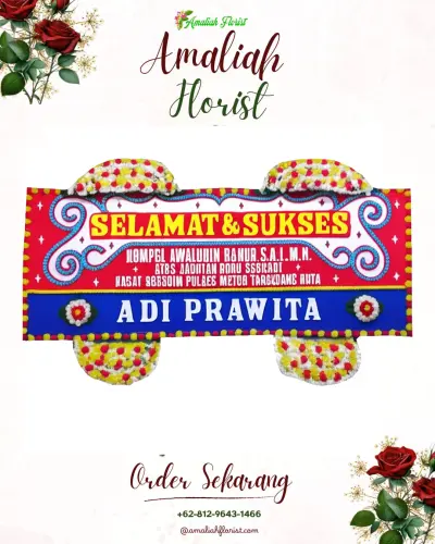 Karangan Bunga Ucapan Selamat cimekar